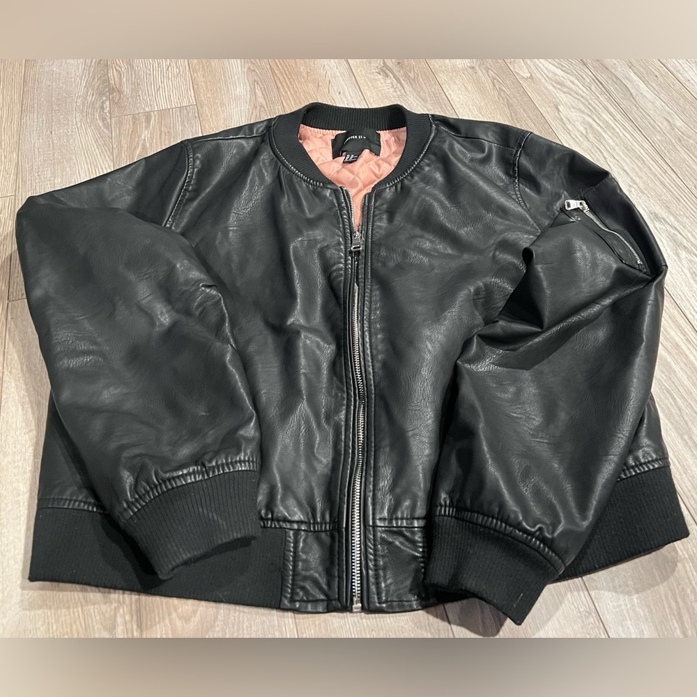 Black pleather jacket